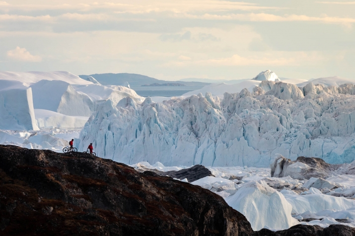 Bikers in Greenland. Photo by Ben Haggar - Visit Greenland