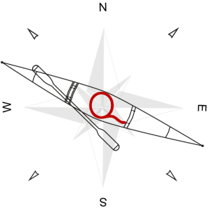 Qajaq logo kompas
