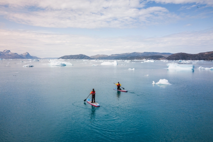 Free Riders Heading Out. Photo by Aningaaq R Carlsen - Visit Greenland