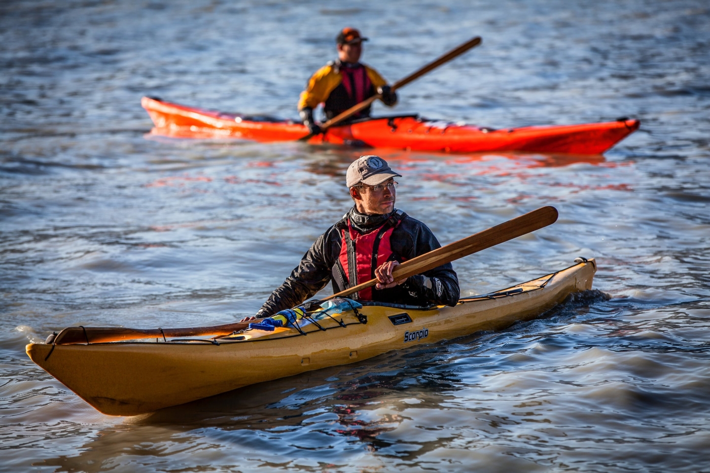 Kayaking with Greenland Outdoors in Greenland. Photo by Mads Pihl - Visit Greenland