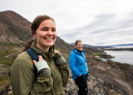 Hikers enjoying the view. Photo - Aningaaq R. Carlsen, Visit Greenland