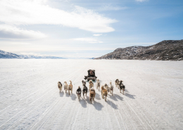 Dogsledding Musher Twins. Photo - Aningaaq R. Carlsen, Visit Greenland