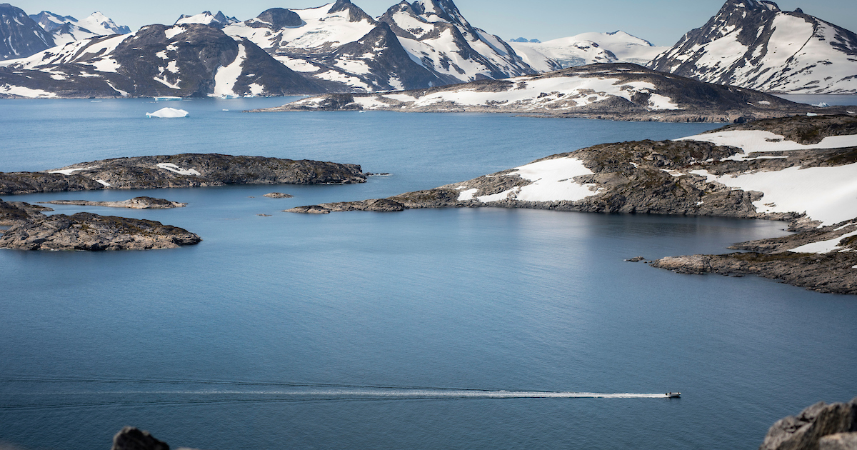 Crew sailing in by the wild south Greenland. Photo by Aningaaq R. Carlsen - Visit Greenland